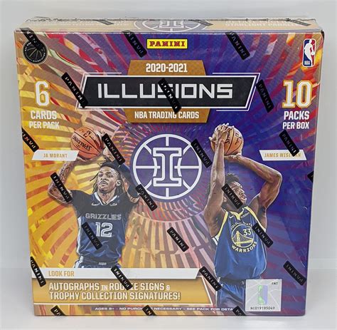 2021/22 <b>Panini Illusions Basketball</b> 6-Pack Blaster Box. . Panini illusions basketball